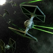 Caça TIE em combate