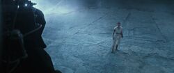 Rey confronta seu avô, Darth Sidious.