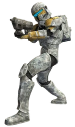 O Capitão Clone CC-5576-39 "Gregor" era o oficial comandante do Grupo Foxtrot.