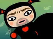 Lazlo talking to Pucca