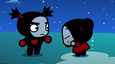 Tries to comfort Pucca