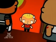 Dada having an accident because he is scared