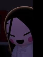 Pucca in her Halloween Outfit with her hair down