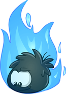 Puffle negro agua