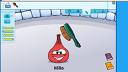 Peinado Temporal del Puffle Rojo