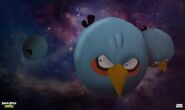 normal blue birds in space???