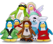 penguins plushes