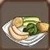 Callaloo and breadfruit meal