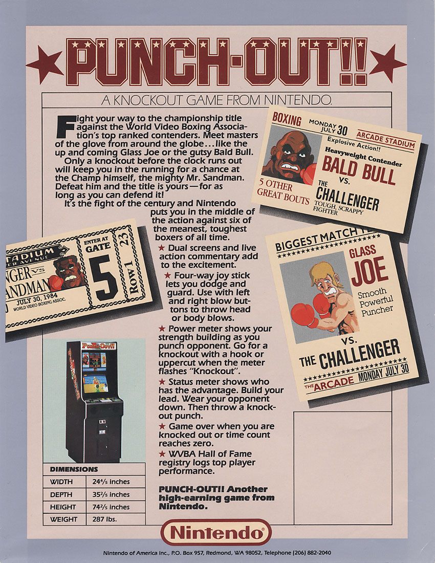 Punch-Out!! (arcade) | Punch-Out!! Wiki | Fandom