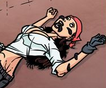 Alice (Action Lab Comics, blood drained by leeches)