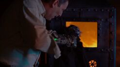 Hauser torturing Blade in a furnace