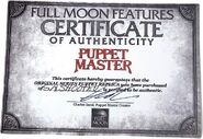 Nazi Puppets certificate