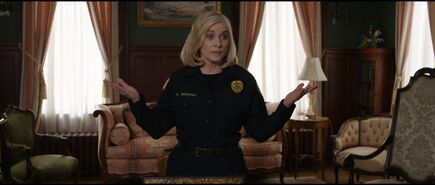 Carol giving a tour of the Toulon Mansion