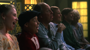 Hertz watching one of Toulon's puppet shows