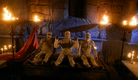 Three mummies