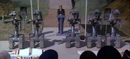 S-A-I-N-T Prototypes saluting to the crowd