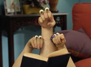 Oobi Grampu Uma Noggin Nick Jr Hand Puppets TV Show Series