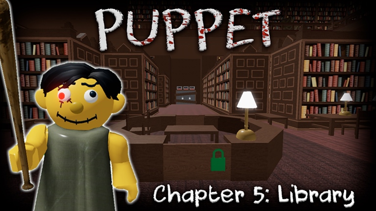 Library Chapter 5 Puppet Roblox Wiki Fandom - escape library roblox