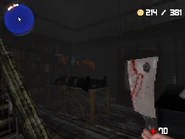 Secret room in the Haunted Manor level.