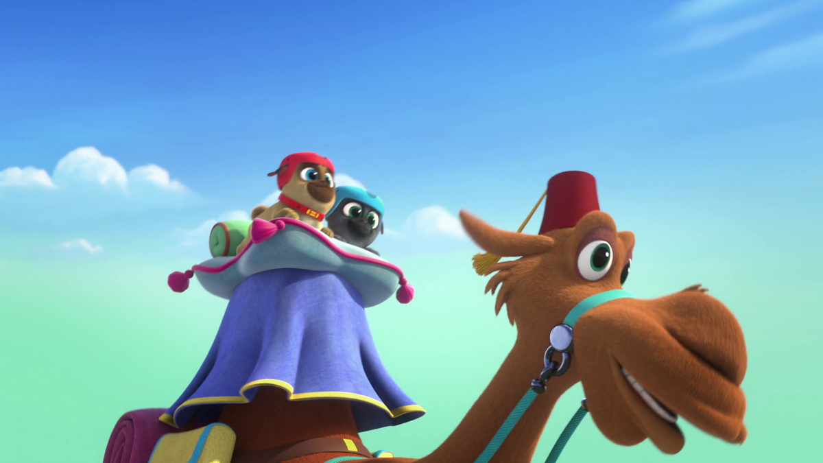 Pups on a Camel Puppy dog pals Wiki Fandom