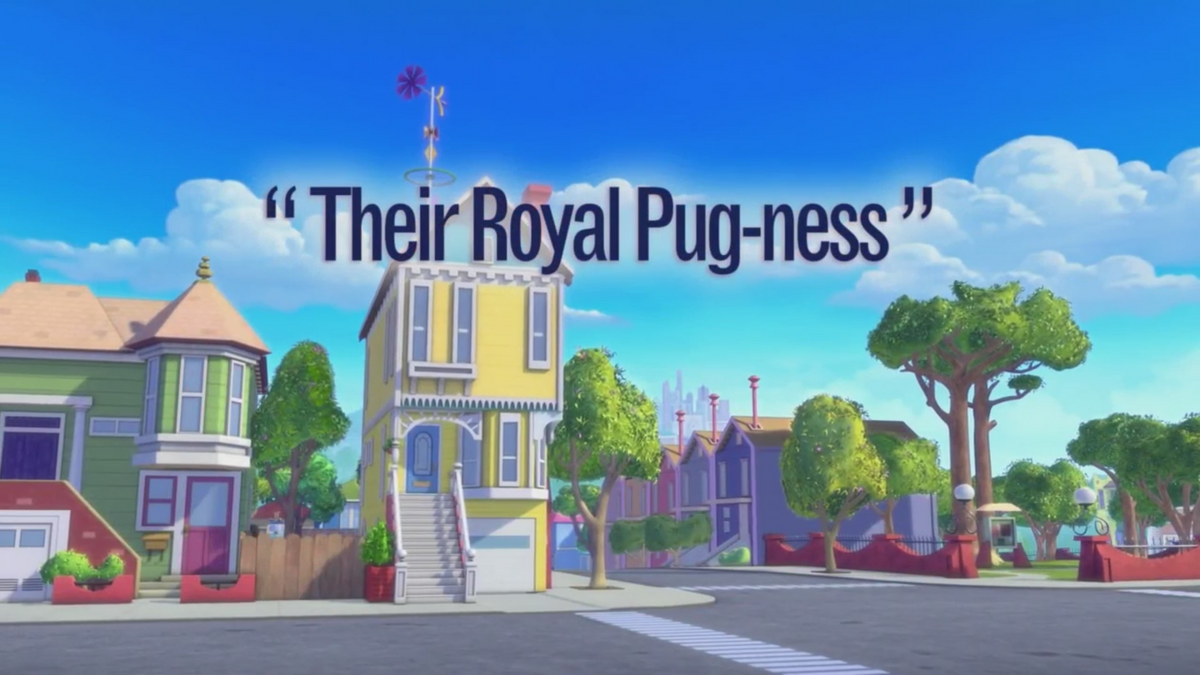 Royal house pug top