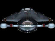 Normal back view of Kristijan's ship,USS Voyager