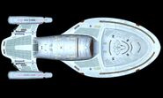 Normal bottom view of Kristijan's ship,USS Voyager