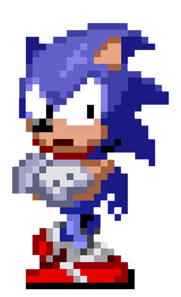 This Custom/Edited Classic Sonic sprite I made is a combination of -  Sonic.EXE : Project Parasite by MiIes