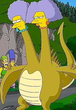 Patty and Selma dragon