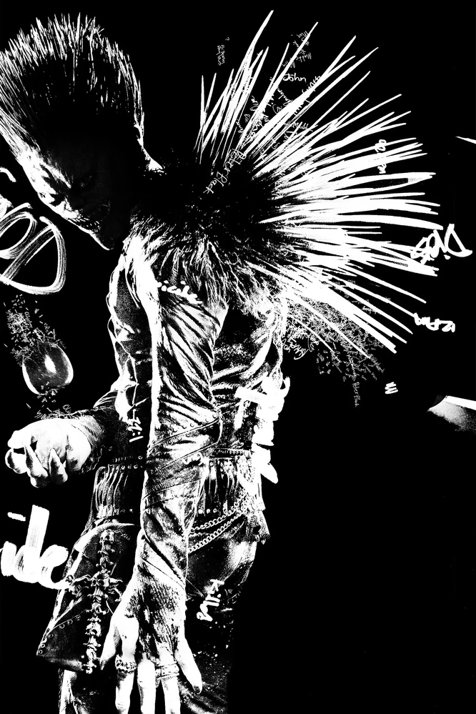 Death Note L Black Art Wallpapers - Dark Anime Wallpapers iPhone