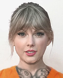 Taylor Swift's mugshot