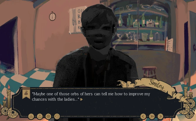 His dialogue when you choose Rahel.