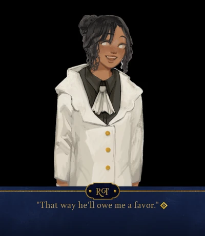 "And that's never a bad thing, is it?"