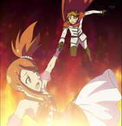 Shou catch aira as she falls