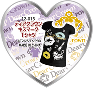 Dear Crown Kiss Mark T-Shirt