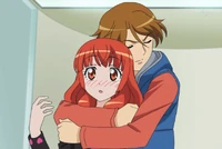 Shou embracing Aira.