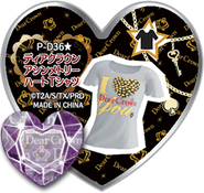Dear Crown Asymmetry Heart T-Shirt