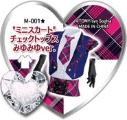 Miniskirt Check Tops MiyuMiyu ver.