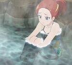 Hye in in a swimsuit at the hot springs, worrying about PURETTY's future