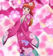 Aira in a kimono on New Year's.