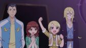 Sonata watch Aira with Ryutaro, Serena and Kanon in Episode 49