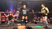 Bullet Club after Frankie Kazarian and Adam Cole left and Marty Scrull joined the unit