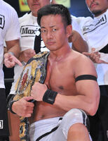 Masato Yoshino as the Open The Dream Gate Champion