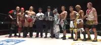 R.E.D (Kazma Sakamoto, SB KENTo and Takashi Yoshida) vs. Toryumon (Dragon Kid, Masato Yoshino, and Kagetora) - December 15, 2020