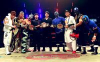 Strong Machines (Strong Machine J, Strong Machine F and Strong Machine G) vs. MaxiMuM (Naruki Doi, Dragon Kid and Jason Lee) - November 4, 2019