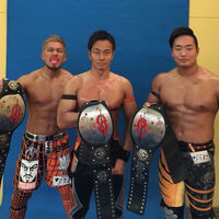 Akira Tozawa, Masato Yoshino and T-Hawk