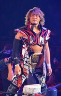 Hiroshi Tanahashi as the IWGP Intercontinental Champion