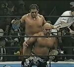 Keiji Mutoh and Taiyo Kea