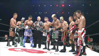 We Are Team Veteran (Masaaki Mochizuki, Dragon Kid and CIMA) vs. Millennials (Eita, T-Hawk and Flamita) vs. Jimmyz (Ryo "Jimmy" Saito, Jimmy Susumu and Mr. Kyu Kyu Naoki Tanizaki Toyonaka Dolphin) - December 22, 2013