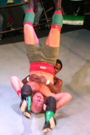 Rich Swann piledriver